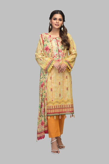 Bonanza Satrangi Rsr213p04 Yellow Eid Collection 2021